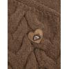 image:imageAelfric Eden Chunky Cardigan Sweaters for Women Oversized Cable Knit Open Front Cardigans Long Sleeve Crewneck Trendy OutfitsBrown