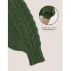 image:imageAelfric Eden Chunky Cardigan Sweaters for Women Oversized Cable Knit Open Front Cardigans Long Sleeve Crewneck Trendy OutfitsGreen