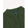 image:imageAelfric Eden Chunky Cardigan Sweaters for Women Oversized Cable Knit Open Front Cardigans Long Sleeve Crewneck Trendy OutfitsGreen