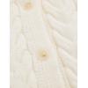 image:imageAelfric Eden Chunky Cardigan Sweaters for Women Oversized Cable Knit Open Front Cardigans Long Sleeve Crewneck Trendy OutfitsWhite Cherry