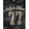 image:imageAelfric Eden Cropped Jersey for Women Mesh Boxy Y2k Shirts V Neck Graphic Tees Football Number Streetwear T Shirt TopsBlack