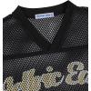 image:imageAelfric Eden Cropped Jersey for Women Mesh Boxy Y2k Shirts V Neck Graphic Tees Football Number Streetwear T Shirt TopsBlack