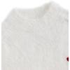 image:imageAelfric Eden Fuzzy Soft Sweaters Mohair Oversized Solid Sweaters Mock Neck Knit Casual Pullover Trendy Outfits BlueWhite