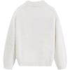 image:imageAelfric Eden Fuzzy Soft Sweaters Mohair Oversized Solid Sweaters Mock Neck Knit Casual Pullover Trendy Outfits BlueWhite
