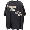 image:imageAelfric Eden Graphic Washed TShirts for Men Oversized Short Sleeve Tee Unisex Casual Streetwear Tops01black