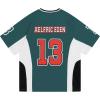 image:imageAelfric Eden Jersey Shirts Color Blocking VNeck Tee Oversized Vintage T Shirt Short Sleeve Casual Summer TopsGreen