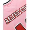image:imageAelfric Eden Jersey Shirts Color Blocking VNeck Tee Oversized Vintage T Shirt Short Sleeve Casual Summer TopsPink