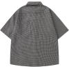 image:imageAelfric Eden Mens Button Down Plaid Shirts Short Sleeve Oversized Polo Tee Vintage T ShirtsBlack