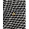 image:imageAelfric Eden Mens Button Down Plaid Shirts Short Sleeve Oversized Polo Tee Vintage T ShirtsBlack