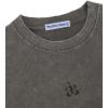 image:imageAelfric Eden Mens Oversized T Shirt Heavyweight Cotton Shirts Washed Vintage Tees Short Sleeve TopsDark Grey