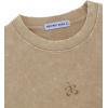 image:imageAelfric Eden Mens Oversized T Shirt Heavyweight Cotton Shirts Washed Vintage Tees Short Sleeve TopsKhaki