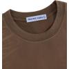 image:imageAelfric Eden Mens Oversized TShirt Unisex Gradient Washed Tee Vintage Cotton Short Sleeve Summer StreetwearBrown