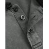 image:imageAelfric Eden Mens Oversized Washed Polo T Shirts Heavyweight Vintage Cotton Tees Short Sleeve Tops UnisexDark Grey