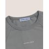 image:imageAelfric Eden Mens TShirts Basic Tees Raglan Sleeve Cotton Tee Crew Neck Casual Summer Short Sleeve TopsDark Grey