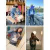 image:imageAelfric Eden Neon Color Block Knit Sweater Casual Oversized Pullover10blue