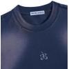 image:imageAelfric Eden Unisex Oversized Color Block Tshirts Men Vintage Washed Tees Cotton Casual Short Sleeve TopsBlue