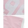 image:imageAelfric Eden Womens Jersey Tshirts Letter Printed Tees V Neck Mesh Short Sleeve Y2k Summer Casual Tops Clothes01 Pink