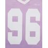 image:imageAelfric Eden Womens Jersey Tshirts Letter Printed Tees V Neck Mesh Short Sleeve Y2k Summer Casual Tops ClothesPurple
