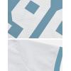image:imageAelfric Eden Womens Jersey Tshirts Letter Printed Tees V Neck Mesh Short Sleeve Y2k Summer Casual Tops ClothesWhite Blue