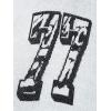 image:imageAelfric Eden Womens Short Sleeve Sweater Oversized Knit Tops Number Shirt Graphic Y2k Pullover Sweaters Trendy Boho ClothesWhite