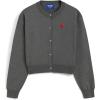 image:imageAelfric Eden Cropped Cardigan Sweaters for Women Lightweight Open Front Cardigans Long Sleeve Crewneck Knit Fall Outfits 2026Dark Grey
