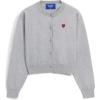 image:imageAelfric Eden Cropped Cardigan Sweaters for Women Lightweight Open Front Cardigans Long Sleeve Crewneck Knit Fall Outfits 2026Grey