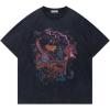 image:imageAelfric Eden Graphic Washed TShirts for Men Oversized Short Sleeve Tee Unisex Casual Streetwear TopsBlack