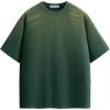 image:imageAelfric Eden Mens Oversized TShirt Unisex Gradient Washed Tee Vintage Cotton Short Sleeve Summer StreetwearGreen