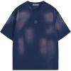image:imageAelfric Eden Unisex Oversized Color Block Tshirts Men Vintage Washed Tees Cotton Casual Short Sleeve TopsBlue