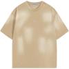 image:imageAelfric Eden Unisex Oversized Color Block Tshirts Men Vintage Washed Tees Cotton Casual Short Sleeve TopsSand