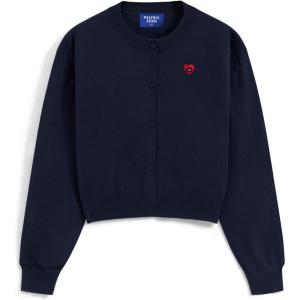 image:imageAelfric Eden Cropped Cardigan Sweaters for Women Lightweight Open Front Cardigans Long Sleeve Crewneck Knit Fall Outfits 2026Navy Blue