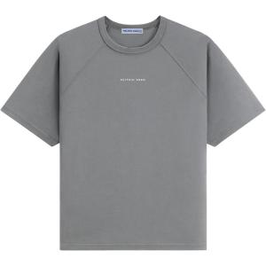 image:imageAelfric Eden Mens TShirts Basic Tees Raglan Sleeve Cotton Tee Crew Neck Casual Summer Short Sleeve TopsDark Grey
