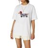 image:imageAelfric Eden Mens Oversized Graphic Tees Dog Embroidery Casual Women Tshirts Short Sleeve Top Cotton Cute Tee ShirtWhite