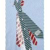 image:imageAelfric Eden Button Down Shirts Unisex Necktie Print Stripe Long Sleeve Shirt Casual Streetwear ShirtsBlue