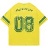 image:imageAelfric Eden Jersey Shirts for Women Y2k Oversized V Neck Graphic Tees Football Number Streetwear T Shirt TopsYellow