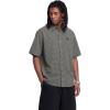 image:imageAelfric Eden Mens Button Down Plaid Shirts Short Sleeve Oversized Polo Tee Lightweight Vintage T Shirts UnisexBlack