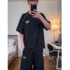 image:imageAelfric Eden Oversized T Shirt Men Graphic Tee Streetwear Loose Fit Cotton Casual TopBlack
