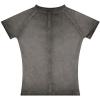 image:imageAelfric Eden Womens Basic T Shirts Summer Tops 2026 Crop Short Sleeve Slim Fit Tee Gradient Color Acid Wash Gym WorkoutBlack