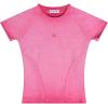 image:imageAelfric Eden Womens Basic T Shirts Summer Tops 2026 Crop Short Sleeve Slim Fit Tee Gradient Color Acid Wash Gym WorkoutPink