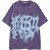 image:imageAelfric Eden Mens Graphic Tee Shirts Oversized Baggy Loose Cotton TShirt Streetwear Casual Summer Y2k ShirtPurple