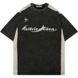 image:imageAelfric Eden Graphic Tees Y2k Mens Oversized T Shirt Racing Streetwear Shirts Unisex Casual Summer TopsBlack