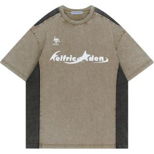 image:imageAelfric Eden Graphic Tees Y2k Mens Oversized T Shirt Racing Streetwear Shirts Unisex Casual Summer TopsKhaki