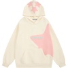 image:imageAelfric Eden Star Graphic Hoodies Print Hoodie Unisex Oversized Hooded Sweatshirt Long Sleeve Pocket PulloverBeige