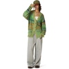 image:imageAelfric Eden Cardigan Sweater Open Front Casual Knit Cardigans Pinstripe Fashion Sweaters Y2k 2026 OutfitsGreen