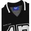 image:imageAelfric Eden Graphic Polo Sweater Women Oversized V Neck Knit Sweaters Y2k Long Sleeve Pullover Vintage Number Sweater TopsBlack