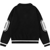 image:imageAelfric Eden Graphic Polo Sweater Women Oversized V Neck Knit Sweaters Y2k Long Sleeve Pullover Vintage Number Sweater TopsBlack