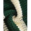 image:imageAelfric Eden Mens Striped Crochet Fall Sweaters Vinatge V Neck Pullover Sweater Long Sleeve Knit Textured SweaterGreen