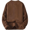 image:imageAelfric Eden Oversized Sweater 90s Vintage Cable Knit Long Sleeve Women Heavy Crewneck PulloverCoffee