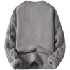 image:imageAelfric Eden Oversized Sweater 90s Vintage Cable Knit Long Sleeve Women Heavy Crewneck PulloverGrey