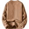 image:imageAelfric Eden Oversized Sweater 90s Vintage Cable Knit Long Sleeve Women Heavy Crewneck PulloverKhaki